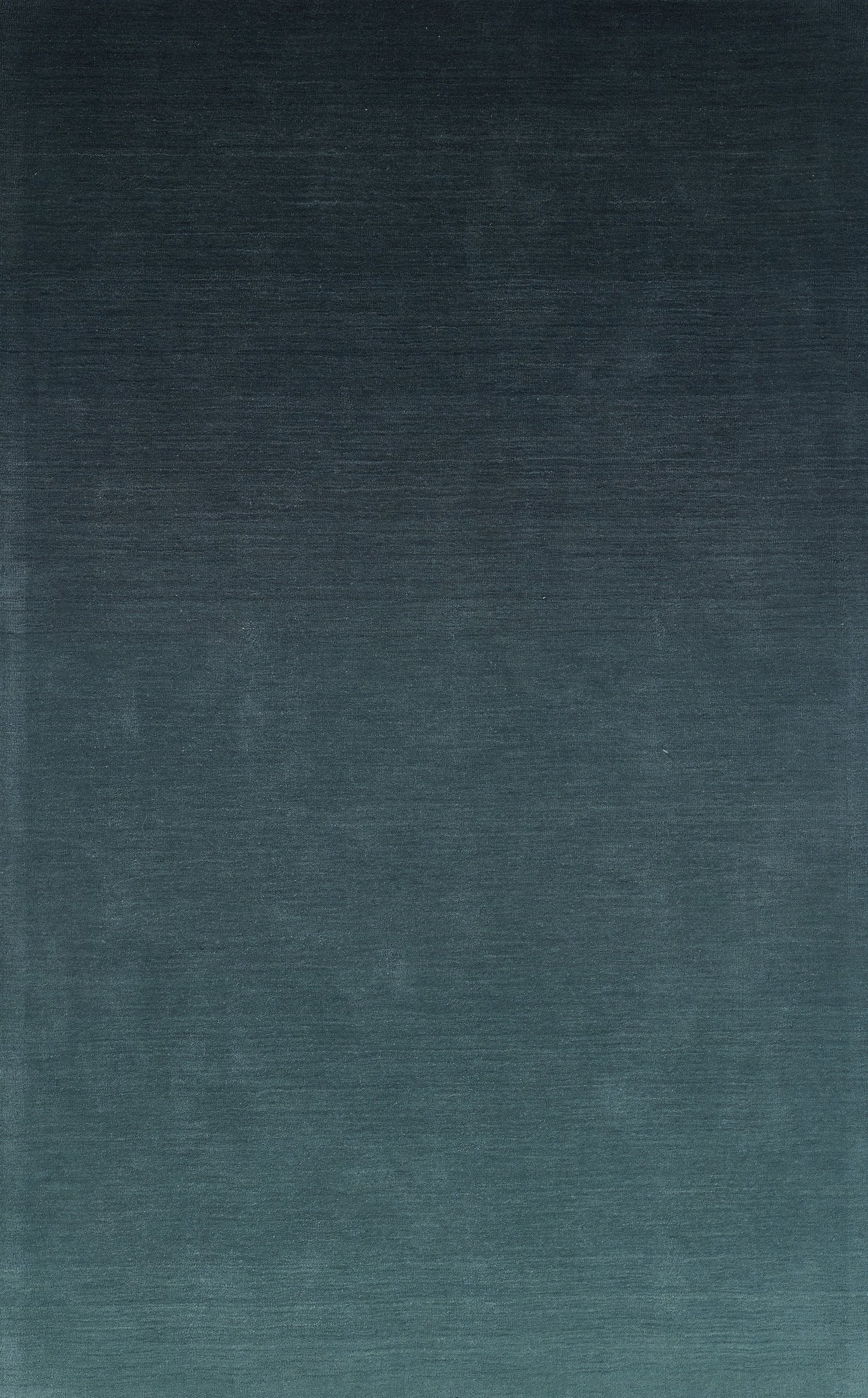 Ombre blue gradient fabric with brushed texture, from dark navy top to teal bottom; decorative textile.