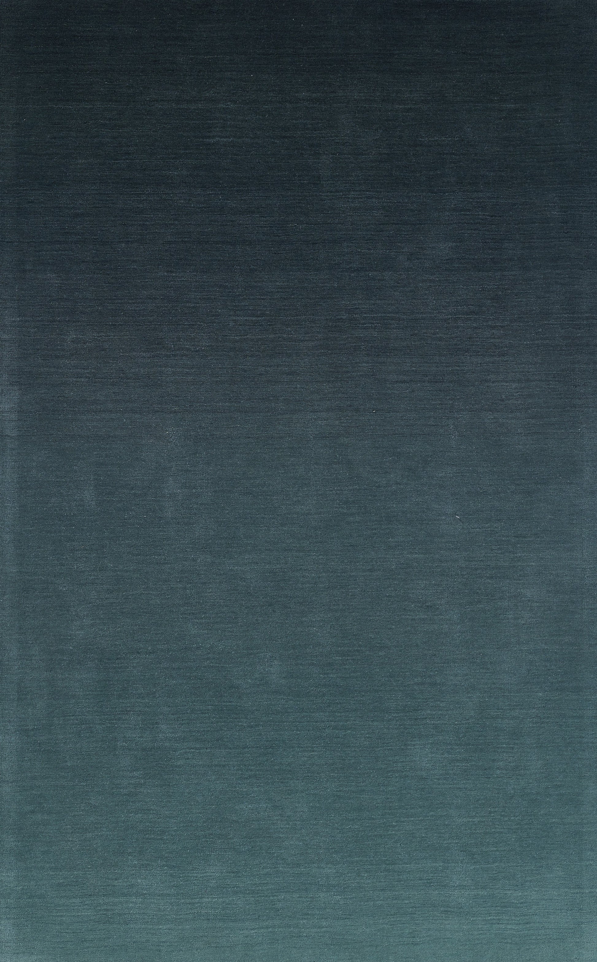 Ombre blue gradient fabric with brushed texture, from dark navy top to teal bottom; decorative textile.