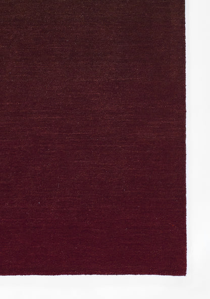 Deep burgundy velvet rug swatch with plush, dense pile in a rectangular shape.