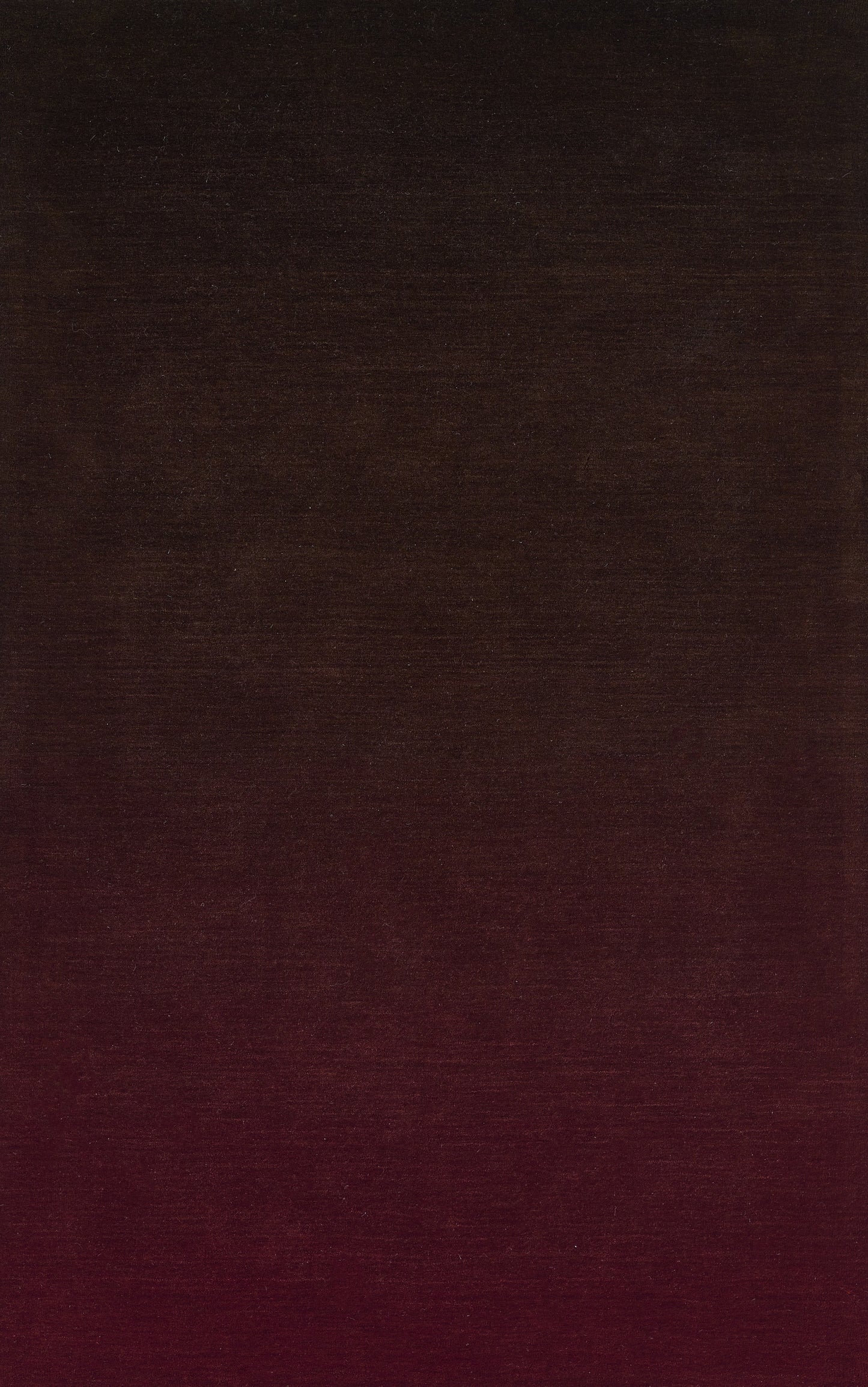 Ombre gradient fabric from dark brown to deep burgundy with soft textile texture.
