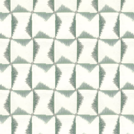 STOUT TEXTILES  MULTIPURPOSE,EMBROIDERIES TRADITIONAL, SQUARE SEAFOAM,SEAMIST   - ONTA-2