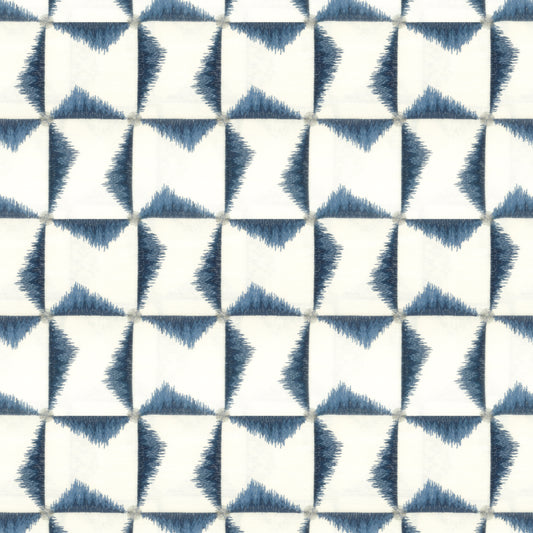 STOUT TEXTILES  MULTIPURPOSE,EMBROIDERIES TRADITIONAL, SQUARE NAVY   - ONTA-3