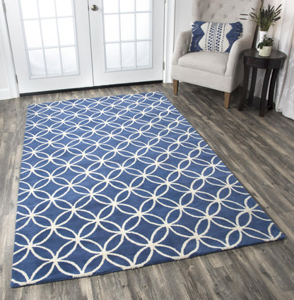 transitional rug, 5' x 8
