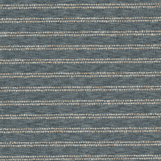STOUT TEXTILES  UPHOLSTERY,CHENILLE TRADITIONAL, STRIPE BALTIC,PACIFIC   - OREL-2