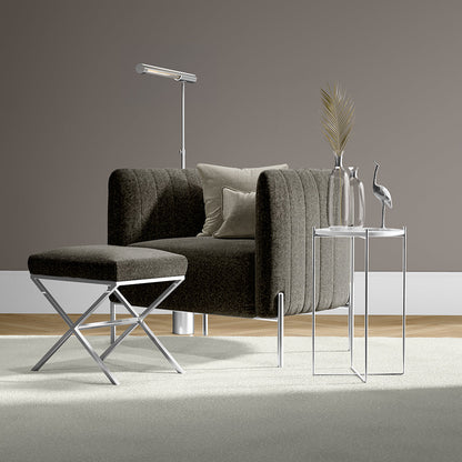 Solid tundra fabric swatch with visible weave texture in a neutral hue.