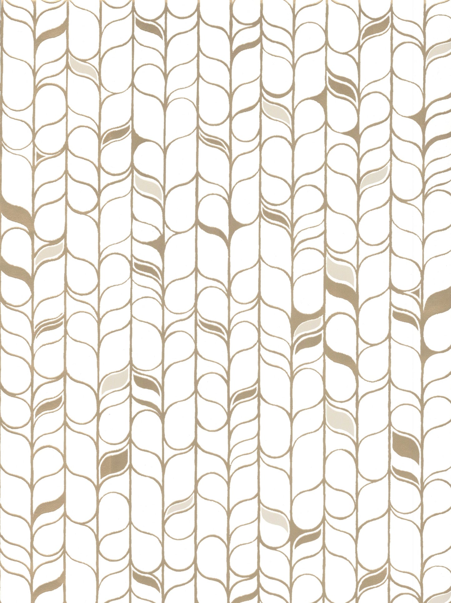 York Wallcoverings Candice Olson Perfect Petals White and Gold Wallpaper  Geometrics Whites and Off-Whites   - OS4201