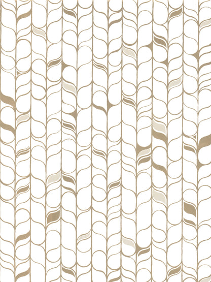 York Wallcoverings Candice Olson Perfect Petals White and Gold Wallpaper  Geometrics Whites and Off-Whites   - OS4201