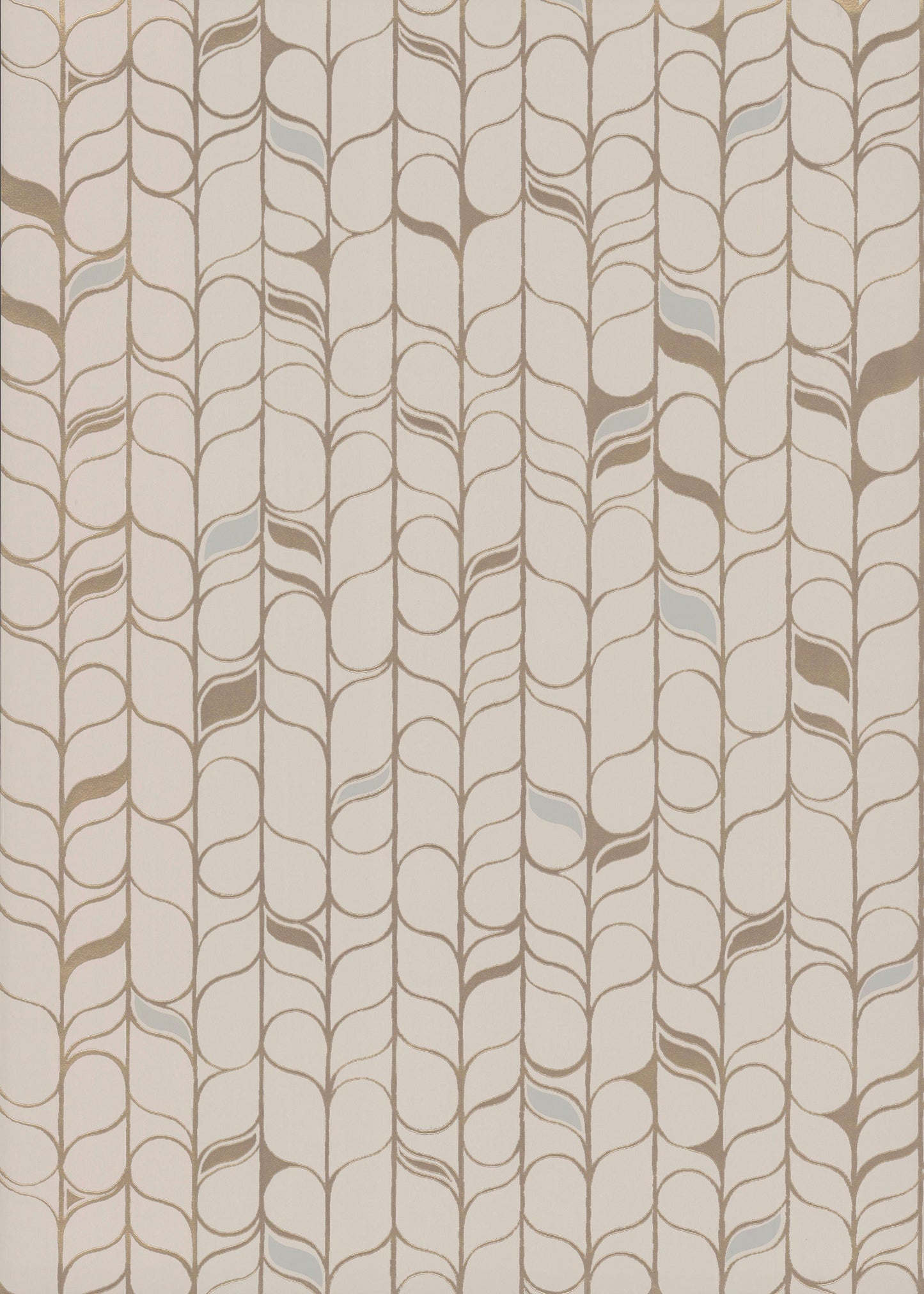York Wallcoverings Candice Olson Perfect Petals Beige and Gold Wallpaper  Geometrics Neutrals   - OS4206