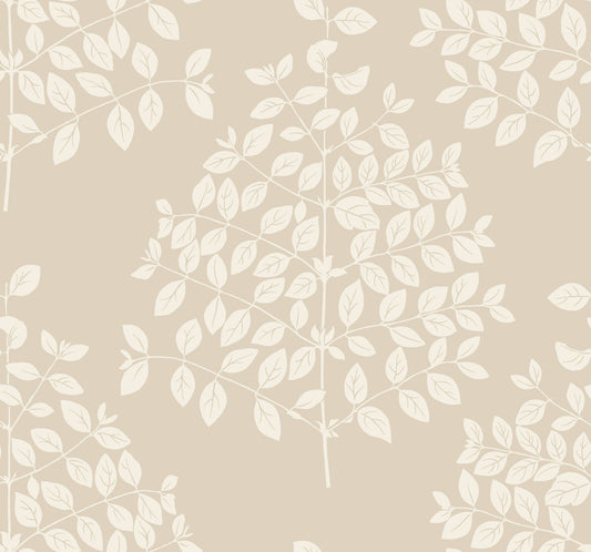 York Wallcoverings Candice Olson Tender Pearl Taupe Wallpaper  Botanical Neutrals   - OS4253