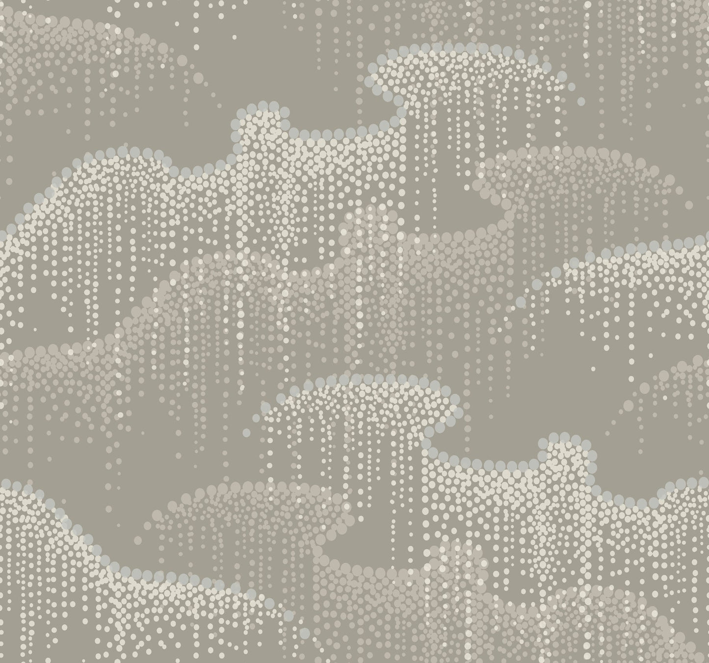 York Wallcoverings Candice Olson Moonlight Pearls Taupe Wallpaper  Geometrics Neutrals   - OS4262
