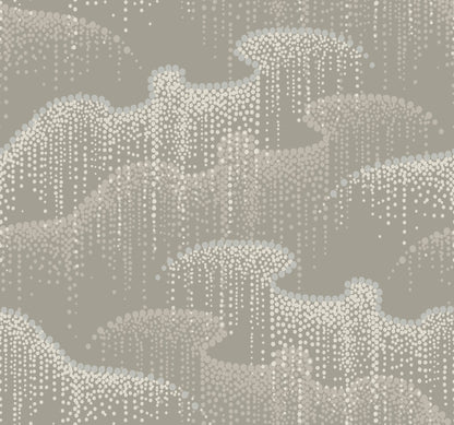 York Wallcoverings Candice Olson Moonlight Pearls Taupe Wallpaper  Geometrics Neutrals   - OS4262