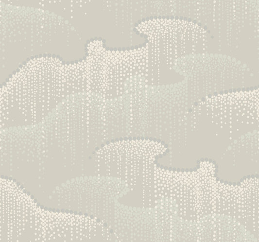 York Wallcoverings Candice Olson Moonglight Pearls Light Taupe Wallpaper  Geometrics Neutrals   - OS4265