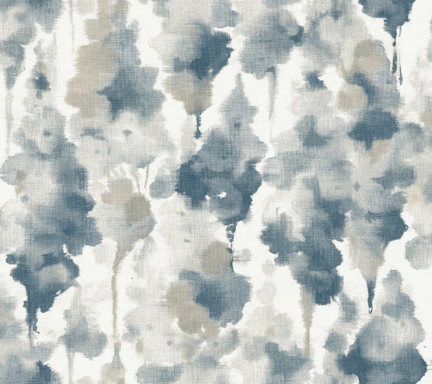 York Wallcoverings Candice Olson Mirage Navy Wallpaper  Botanical Blues   - OS4291