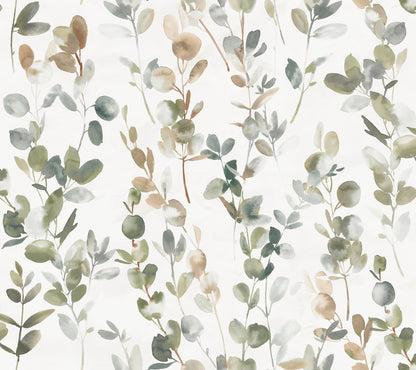 York Wallcoverings Candice Olson Joyful Eucalpytus Green Wallpaper  Botanical Greens   - OS4311