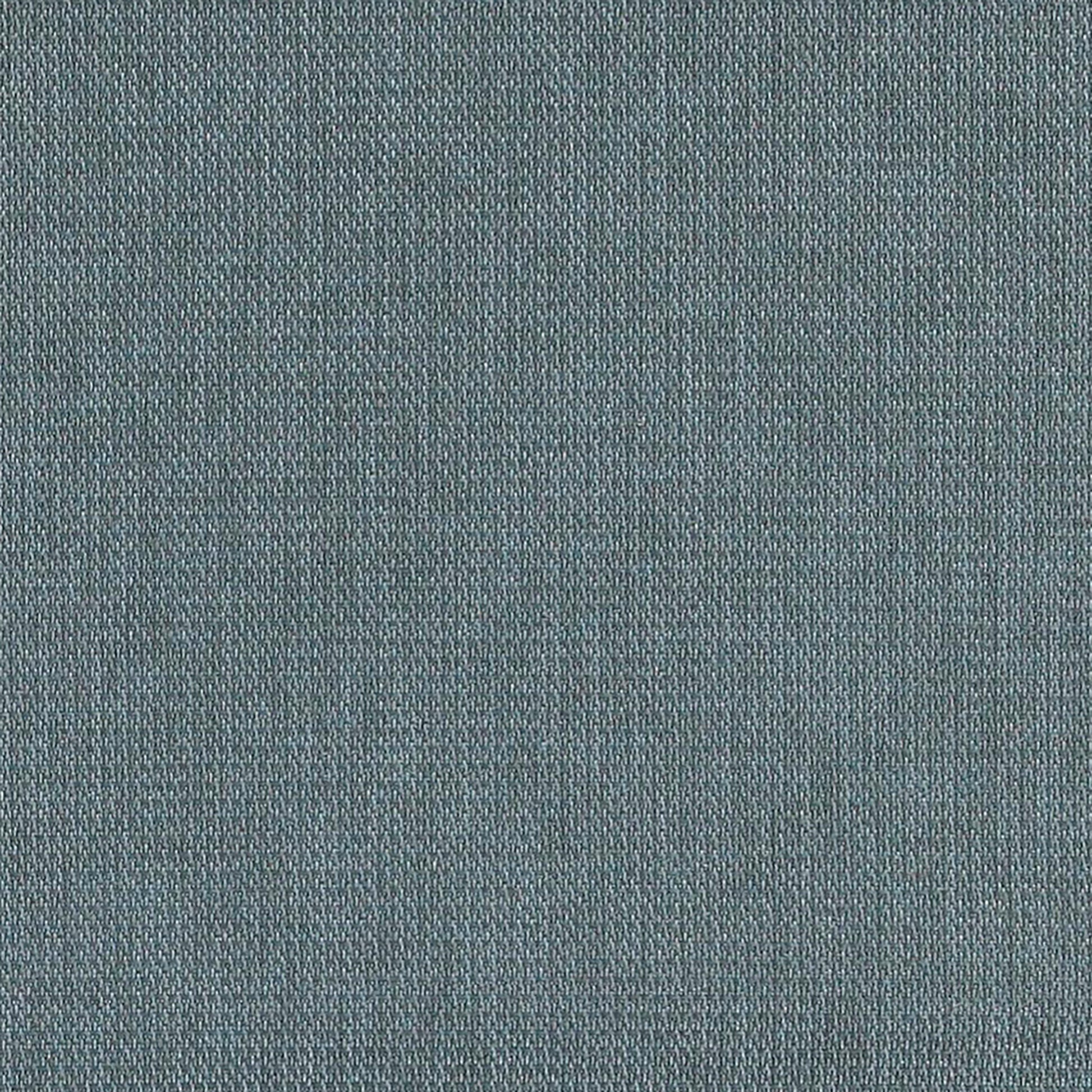Plain blue linen-textured fabric swatch with a subtle weave.