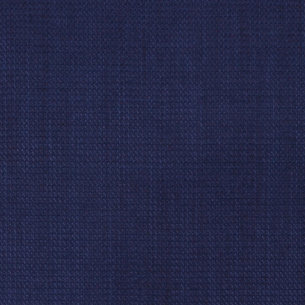 Plain blue linen texture fabric close-up with a tight weave; suitable for upholstery or apparel.