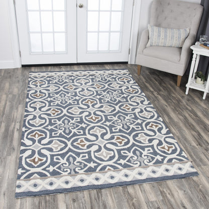Opulent Transitional rug, 8' x 10'.