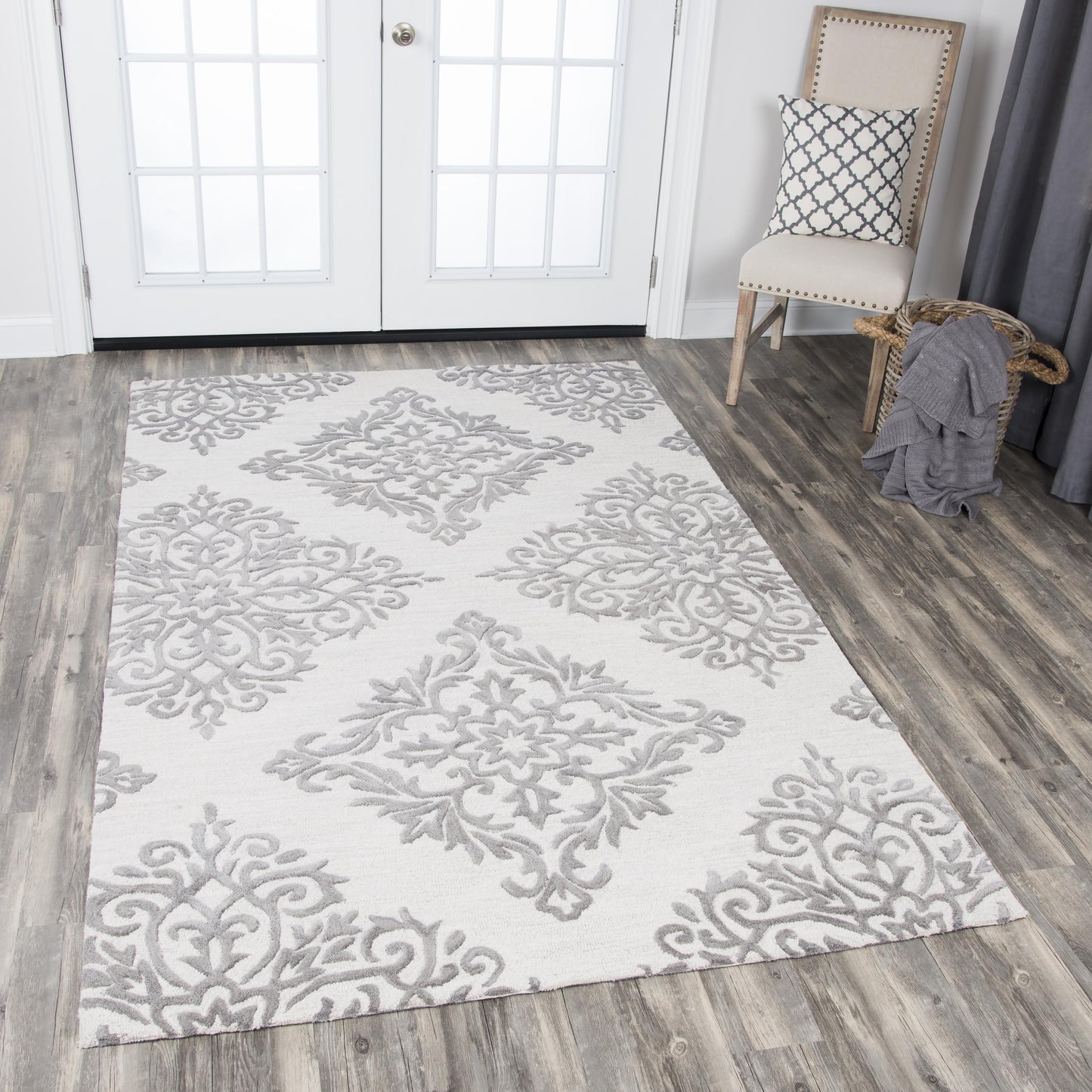 RIZZY HOME RUGS Opulent Transitional 8' x 10' - OPLOU884A55TA0810