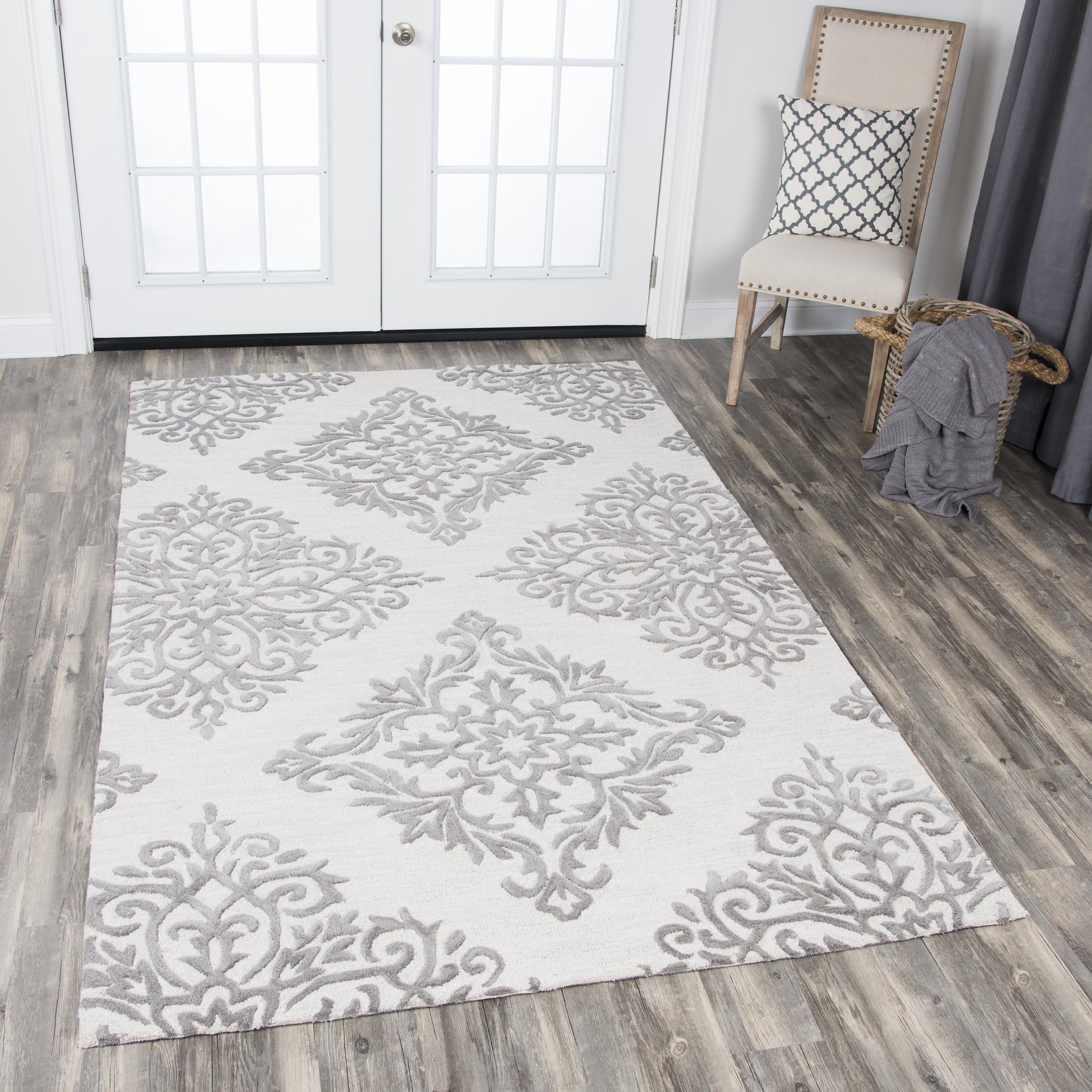 RIZZY HOME RUGS Opulent Transitional 8' x 10' - OPLOU884A55TA0810