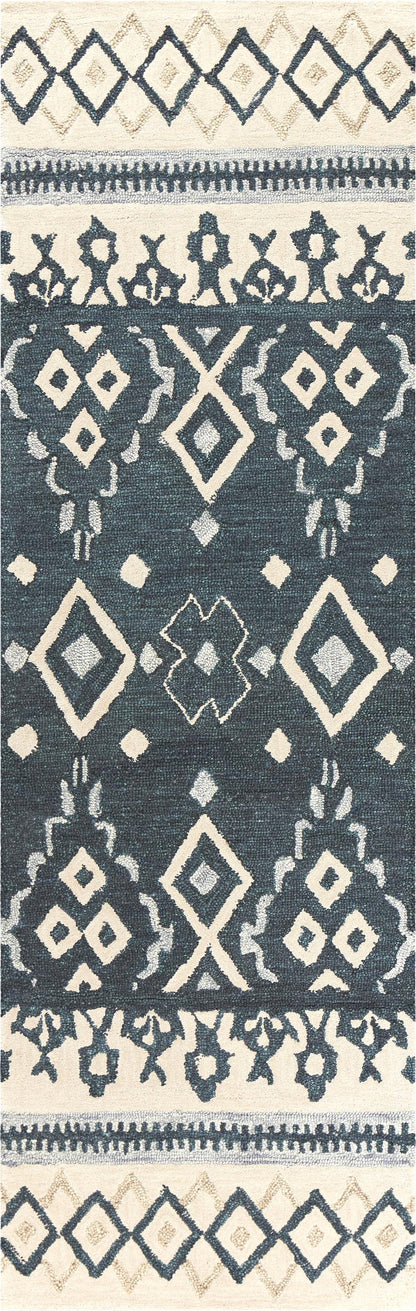 Opulent Contemporary rug, 2' x 8'.
