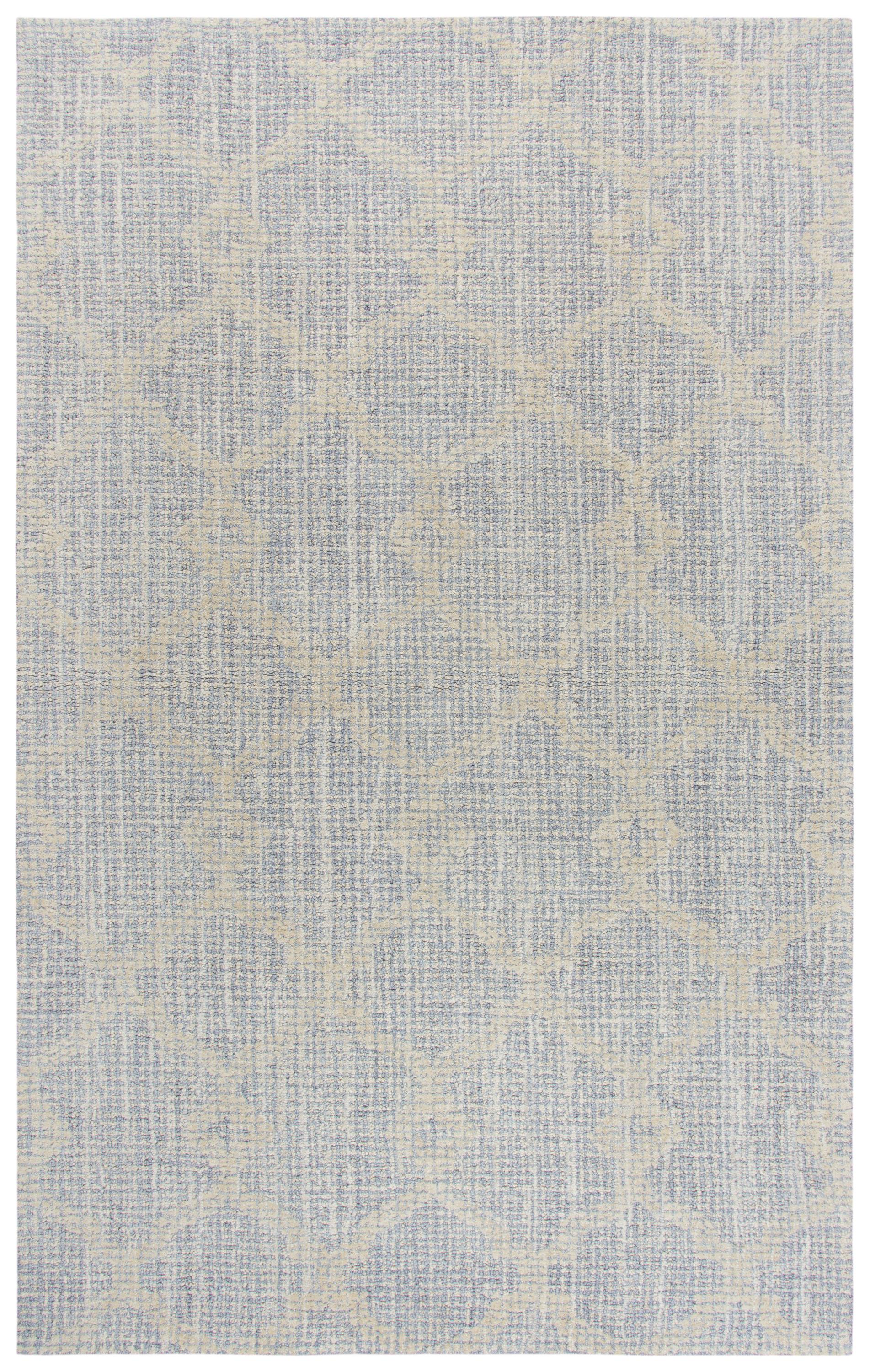 8' x 10' rug with a transitional pattern.
