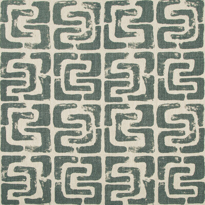 KRAVET COUTURE PRINT GEOMETRIC WHITE,SLATE,   - OUI BLOC.5.0