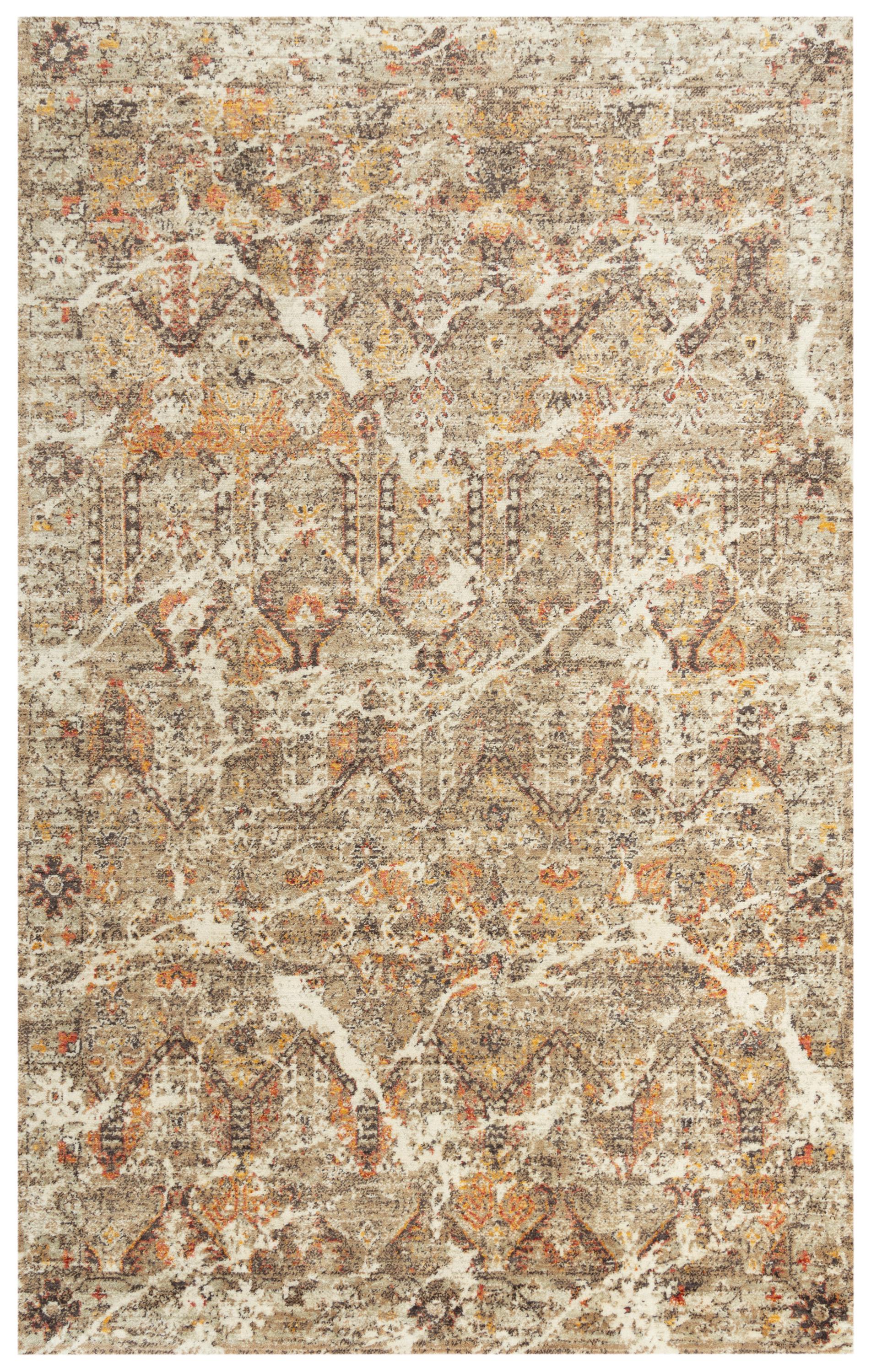Traditional 5' x 8' rug.
