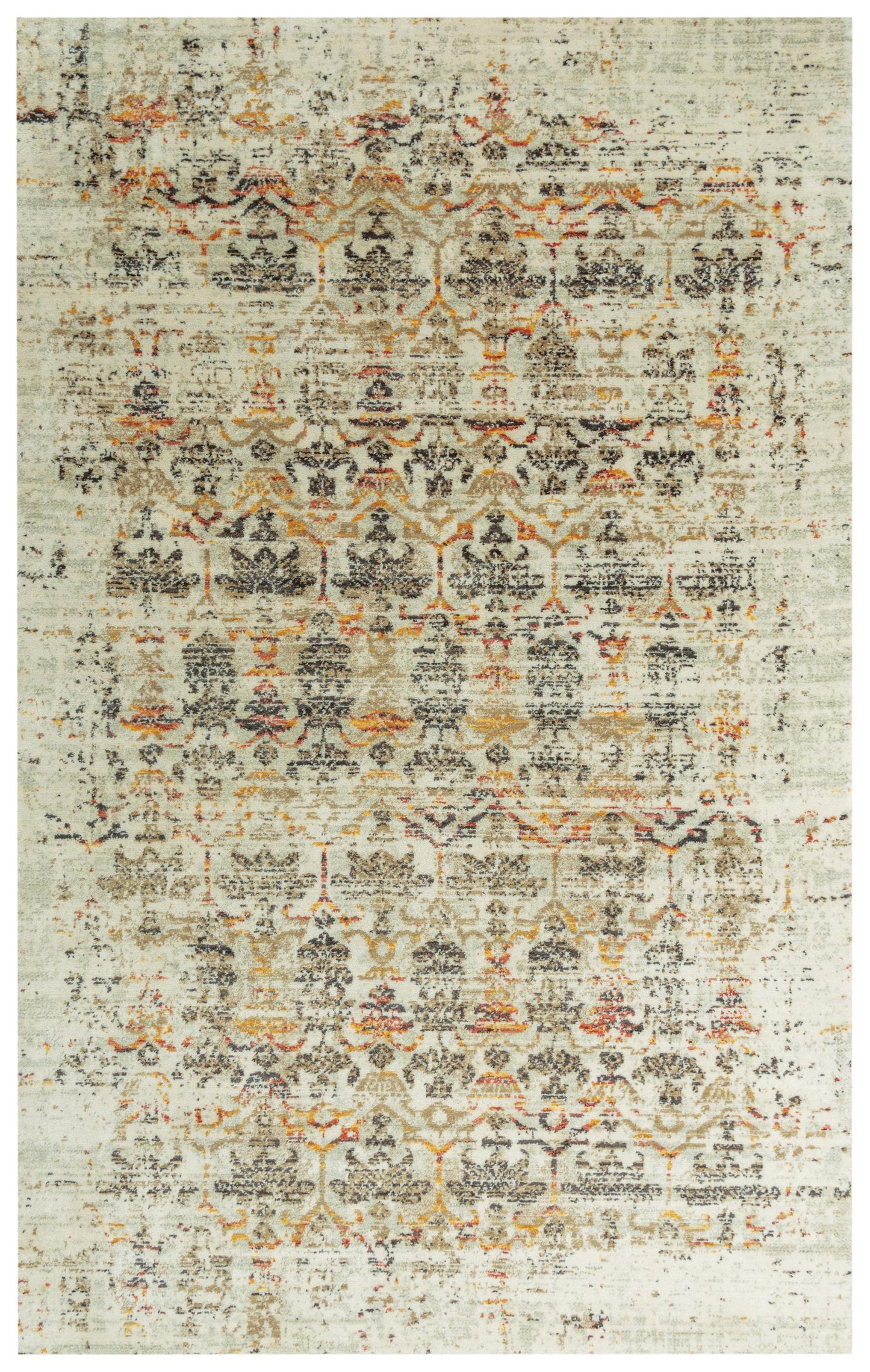 Transitional rug, 9' x 12'.