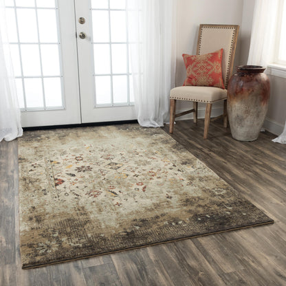 Transitional rug, 2' x 3