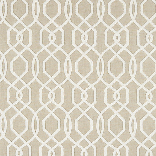 JF Fabrics OVERLOCK 32 Fabric Transitional,Contemporary,Geometric Creme,Beige  Embroidery - 7627432 J8201