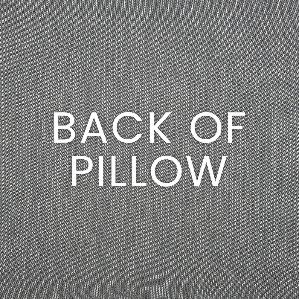 D.V. KAP HOME   22" x 22" Outdoor Conch Pillow - Zinc Plaid - Check, Western Chic    - OD-463-Z-2222