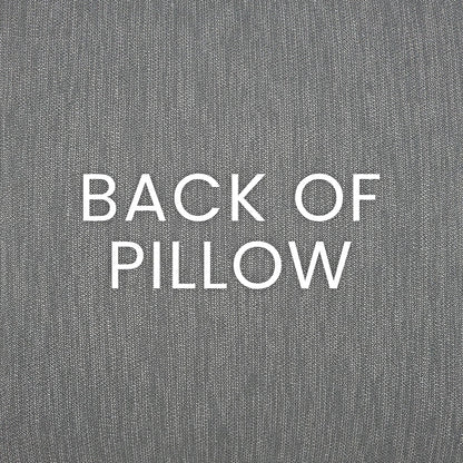 D.V. KAP HOME   22" x 22" Outdoor Conch Pillow - Zinc Plaid - Check, Western Chic    - OD-463-Z-2222