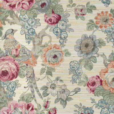 LEE JOFA AVONDALE PAPER PRINT-GRASSCLOTH--BOTANICAL & FLORAL LINEN WHITE   - P2020100.9722.0