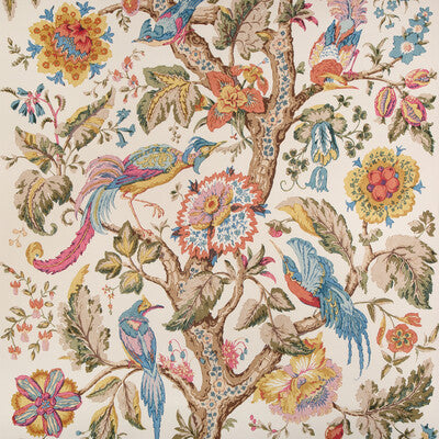 LEE JOFA TREE OF LIFE WP PRINT--BOTANICAL & FLORAL- BLUE,RED,   - P2023114.519.0