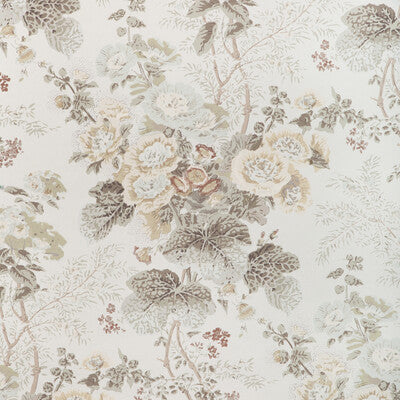 LEE JOFA ALTHEA PAPER PRINT--BOTANICAL & FLORAL- BEIGE,GREY,LIGHT GREY   - P2023116.1611.0