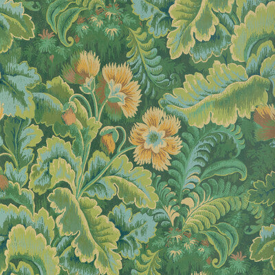 LEE JOFA BARWICK PAPER PRINT--BOTANICAL & FLORAL- GREEN,GOLD,TEAL   - P2023122.33.0