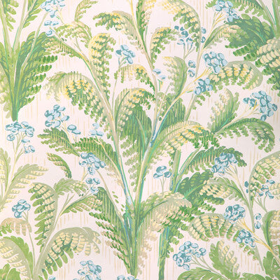 LEE JOFA PASHLEY PAPER PRINT--BOTANICAL & FLORAL- BLUE,GREEN,WHITE   - P2023125.153.0