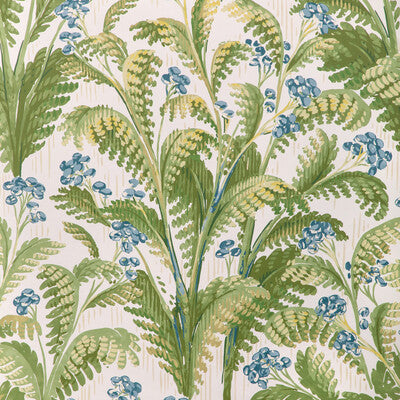 LEE JOFA PASHLEY PAPER PRINT--BOTANICAL & FLORAL- BLUE,GREEN,WHITE   - P2023125.350.0