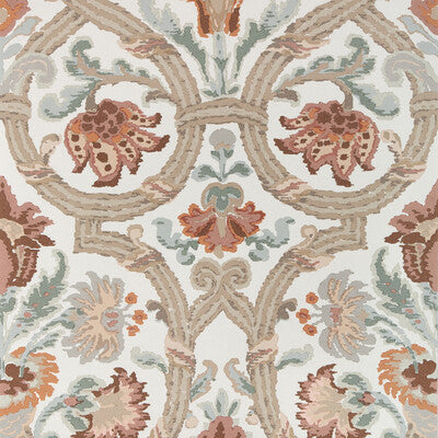 LEE JOFA NEW SEVILLA PAPER PRINT---MEDALLION / SUZANI / PERSIAN WHITE,GREY,   - P2023130.121.0