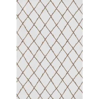 LEE JOFA BARE TWIG TRELLIS WP PRINT---LATTICE/SCROLLWORK BROWN,WHITE,   - P2025106.1116.0