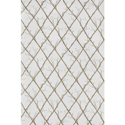 LEE JOFA TWIG TRELLIS WP PRINT---LATTICE/SCROLLWORK BROWN,BEIGE,WHITE   - P2025108.1016.0