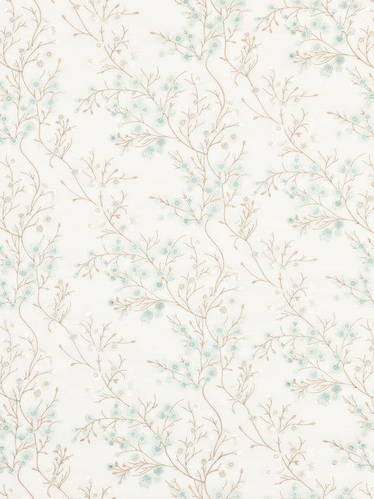 SCALAMANDRE  LILETTE SHEER FABRIC CELADON   - P4 00039863