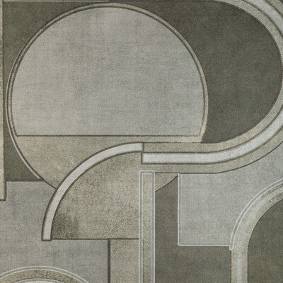 DONGHIA METROPOLIS PRINT--GEOMETRIC-METALLIC GREY,BRONZE,METALLIC   - P6021124.311.0