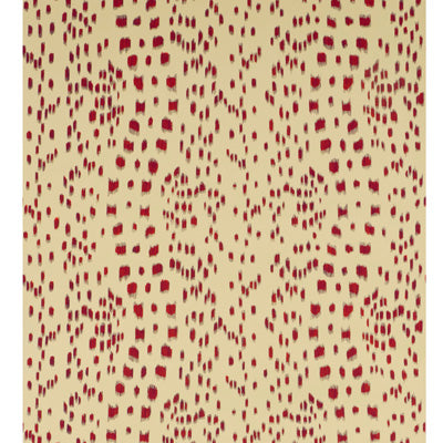 BRUNSCHWIG & FILS LES TOUCHES PRINT--ANIMAL/INSECTS-ANIMAL SKINS BURGUNDY/RED,BEIGE,   - P8012138.9.0