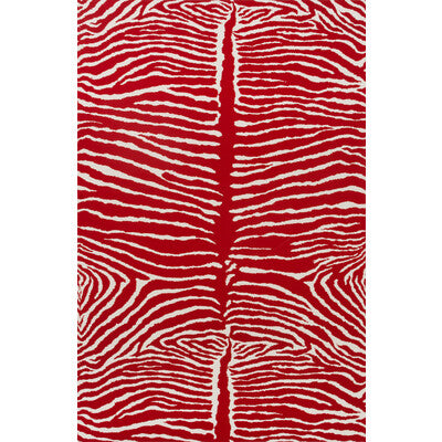 BRUNSCHWIG & FILS LE ZEBRE PRINT--ANIMAL/INSECTS-ANIMAL SKINS RED,RED,   - P8014100.19.0