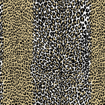 BRUNSCHWIG & FILS LEOPARD PRINT--ANIMAL/INSECTS-ANIMAL SKINS CAMEL,BLACK,   - P8015103.16.0