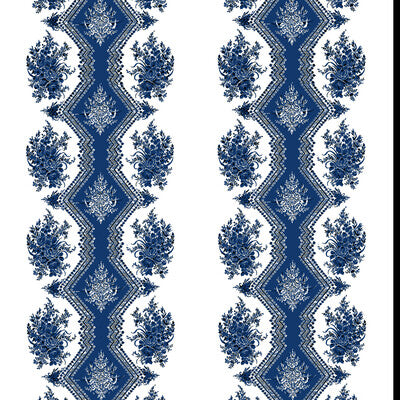 BRUNSCHWIG & FILS COPPELIA PRINT---BOTANICAL & FLORAL BLUE,BLUE,   - P8015105.5.0