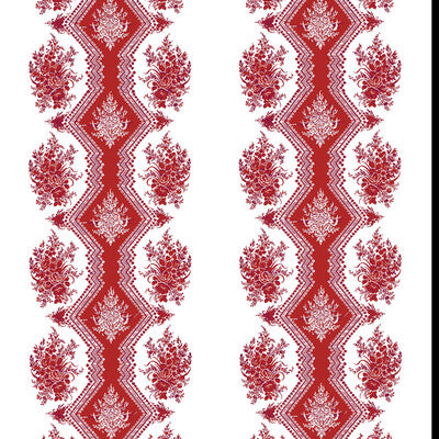 BRUNSCHWIG & FILS COPPELIA PRINT---BOTANICAL & FLORAL RED,RED,   - P8015105.9.0