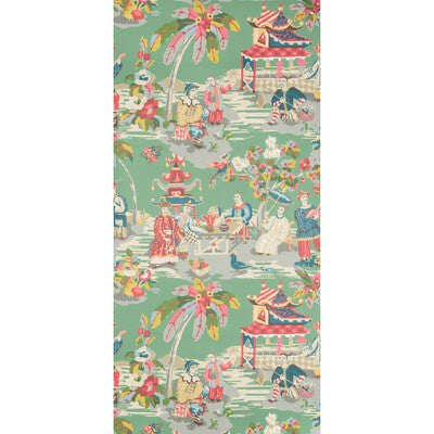 BRUNSCHWIG & FILS XIAN PRINT---FIGURATIVE MULTI,GREEN,   - P8019102.133.0