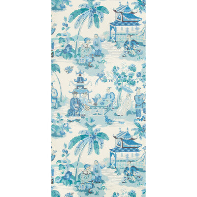 BRUNSCHWIG & FILS XIAN PRINT---FIGURATIVE BLUE,BLUE,   - P8019102.513.0